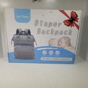 Gray Diaper Backpack